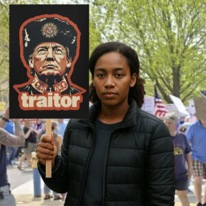 Trump Traitor Anti Trump Protest Sign