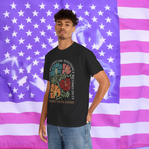 When Injustice Becomes Law Resistance Becomes Duty Anti Trump Shirt