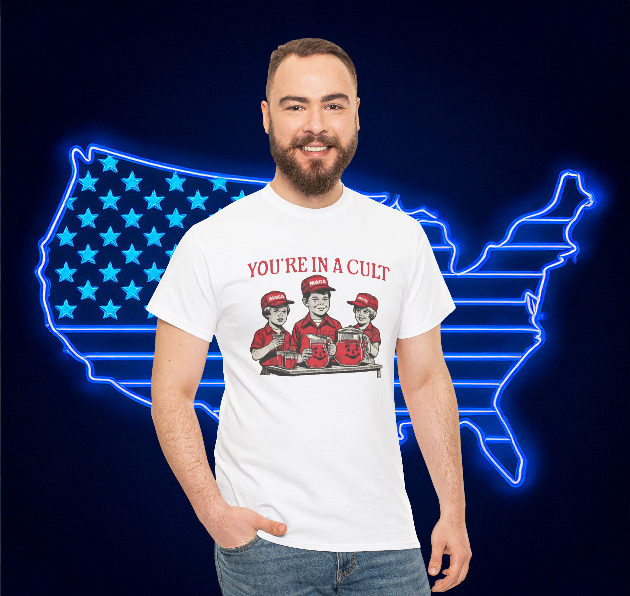 You're In A Cult Funny Anti-Trump Shirt