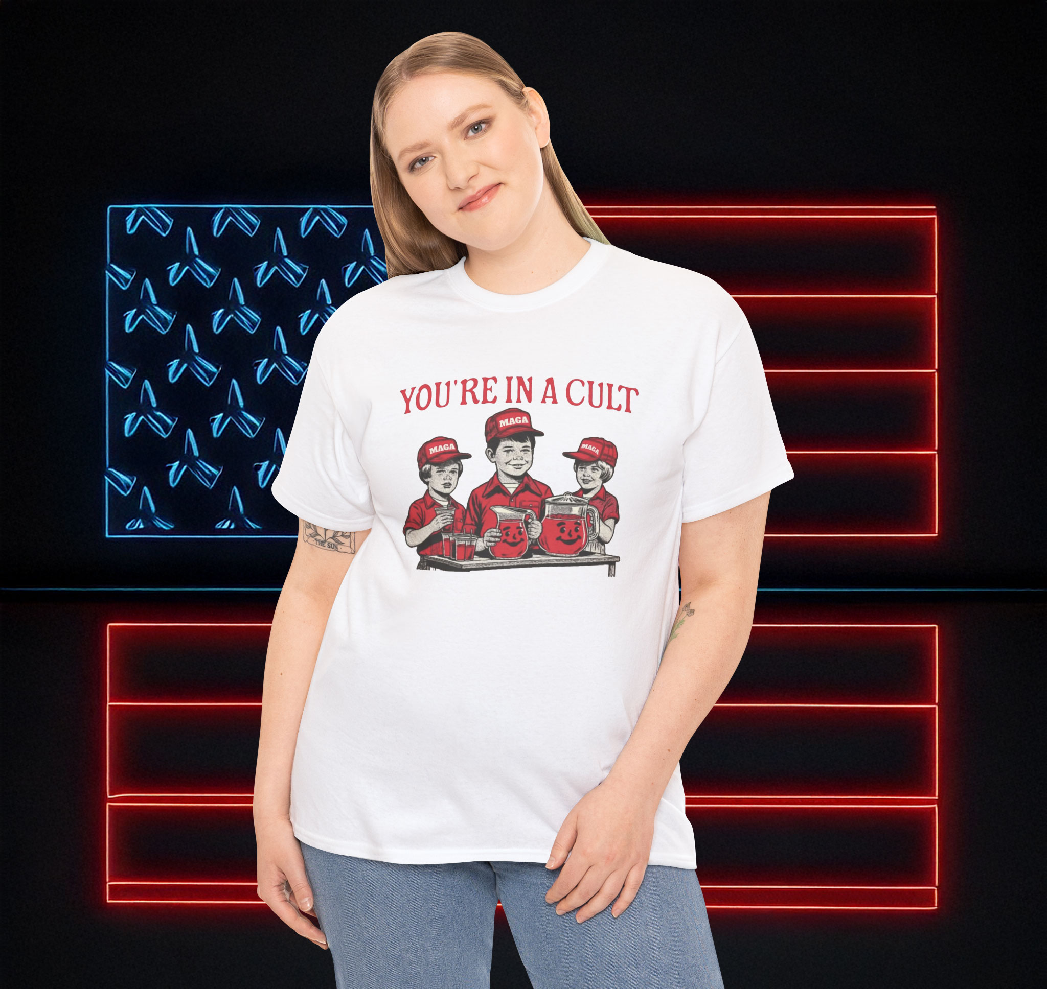 You're In A Cult Funny Anti-Trump Shirt