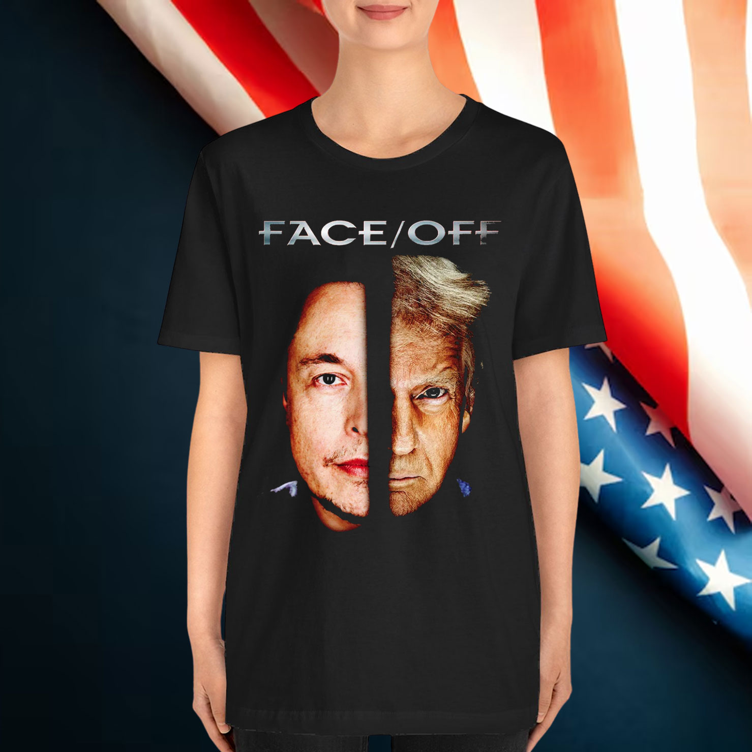 Face Off Elon Vs Trump T-Shirt
