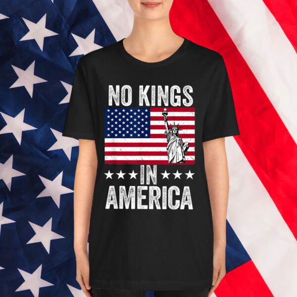 No Kings In America Democracy T-Shirt