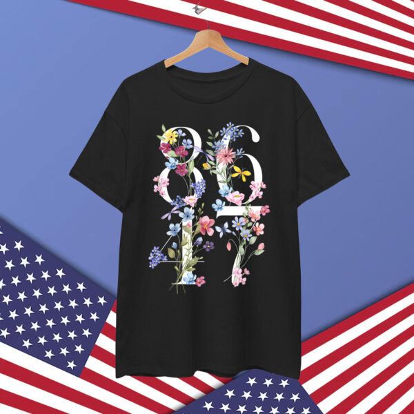 86 47 Floral Boho Style T-Shirt