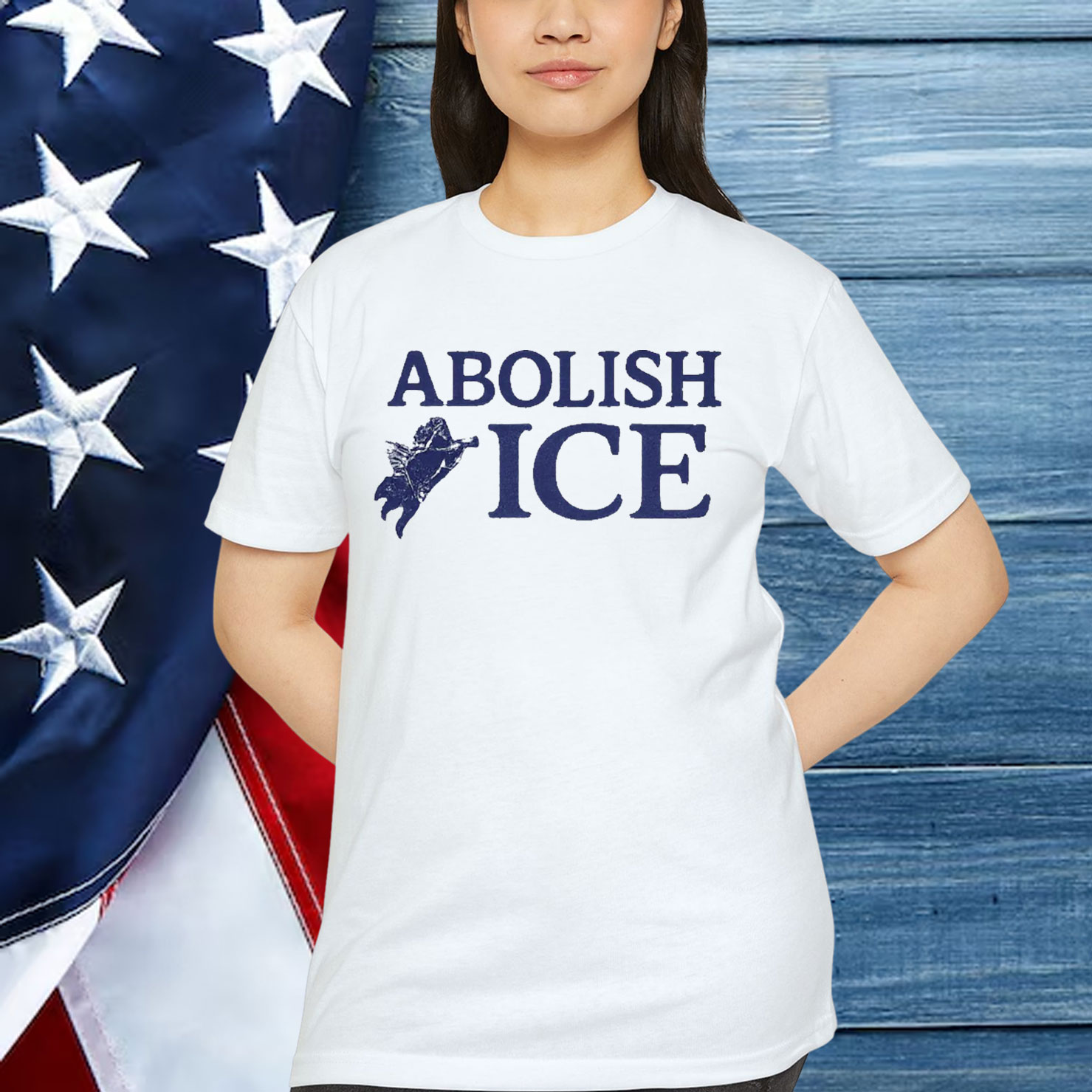 Abolish ICE Angel Shirt