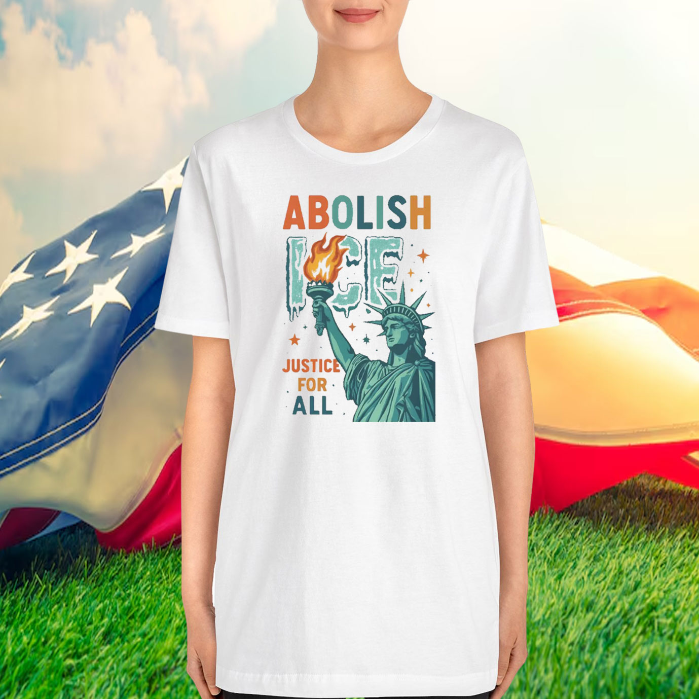 Abolish ICE Justice For All T-Shirt