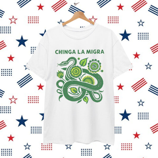 Abolish ICE Chinga La Migra Digital Design Shirt