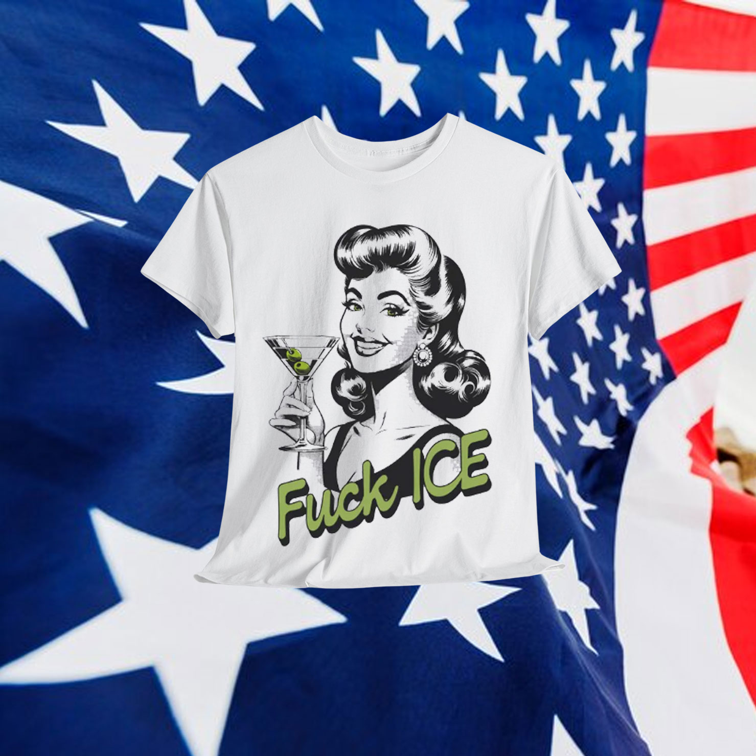 Abolish ICE Protest Crop Shirt