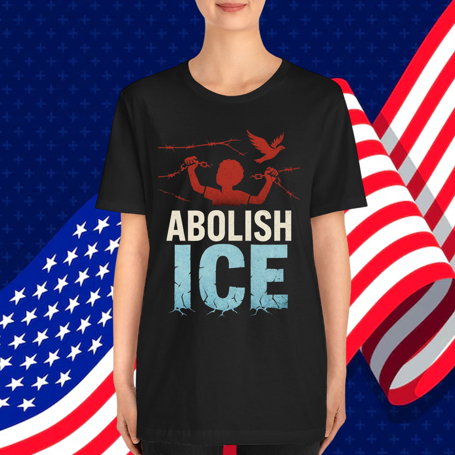 Abolish ICE No Human Is Illegal Immigrant Shirt