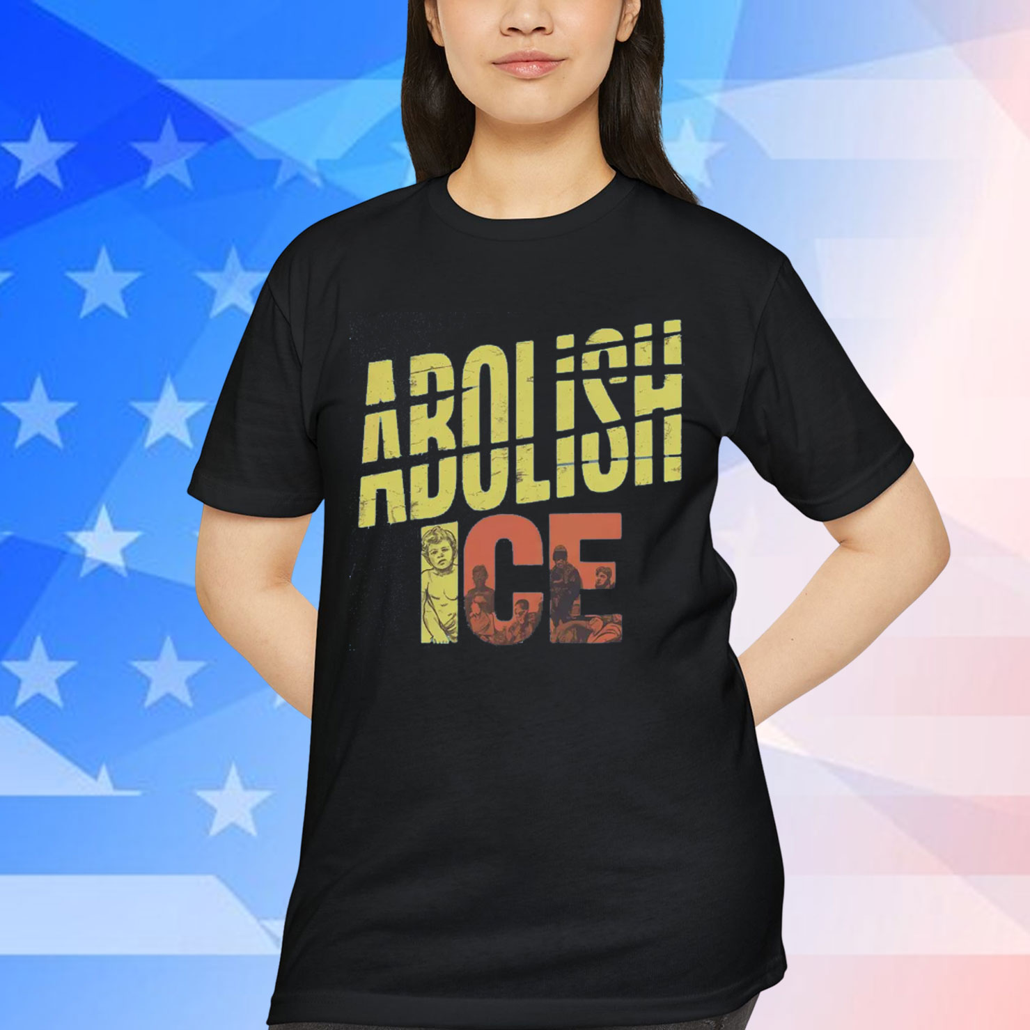 Abolish Ice No Human Is Illegal Shirt