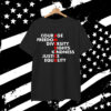 Adults Black Anti Trump Resist Political T-Shirt