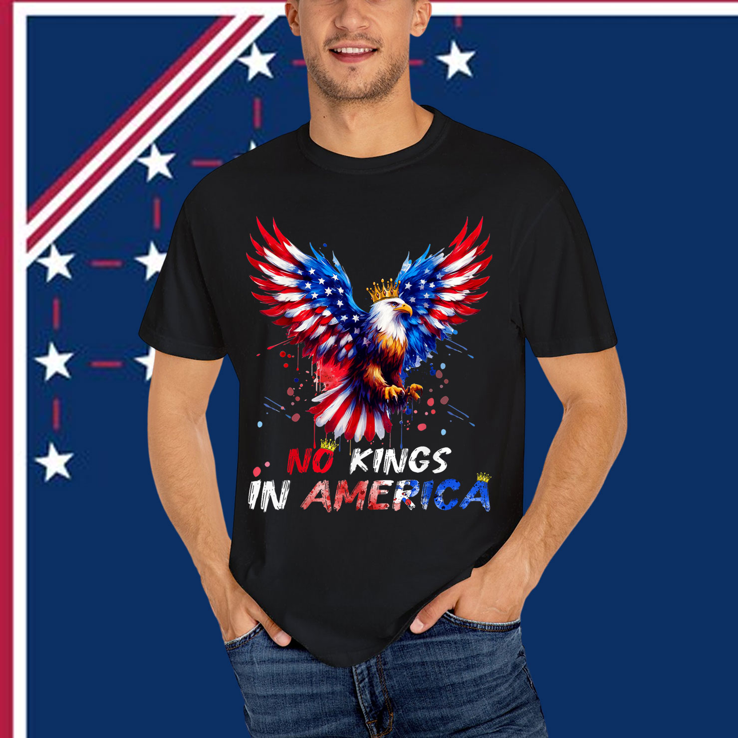 No Kings In America Since 1776 T-Shirt