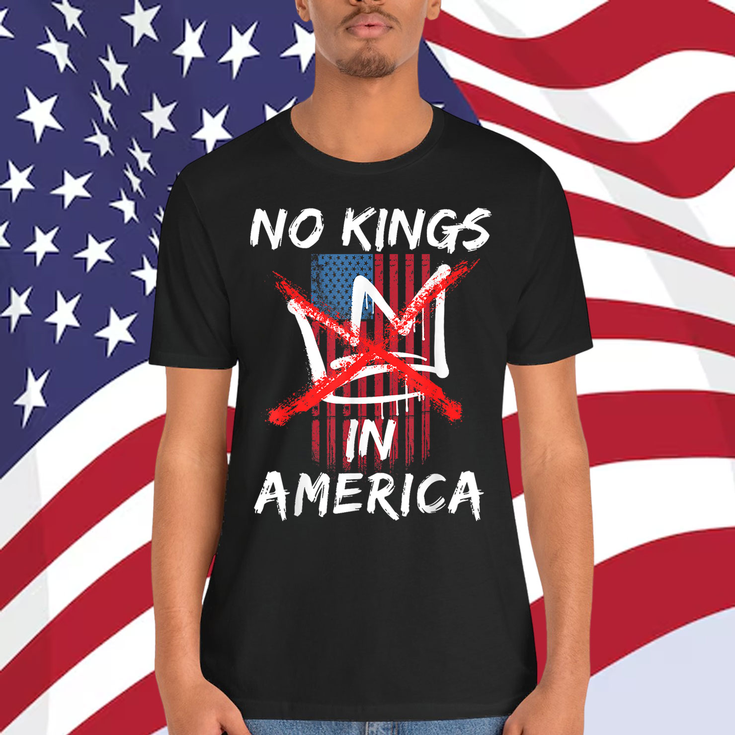 Anti Monarchy No Kings in America T-Shirt