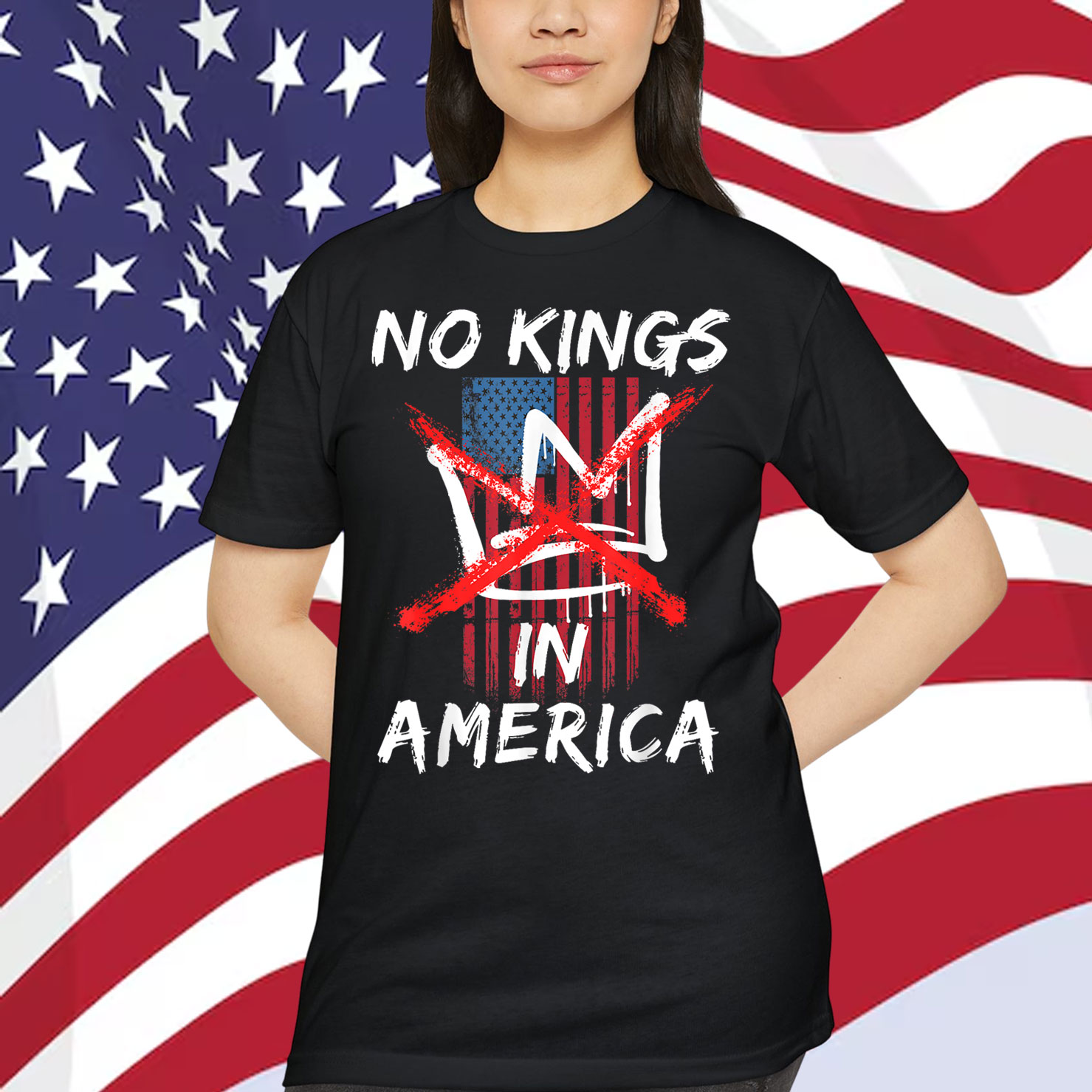 Anti Monarchy No Kings in America T-Shirt
