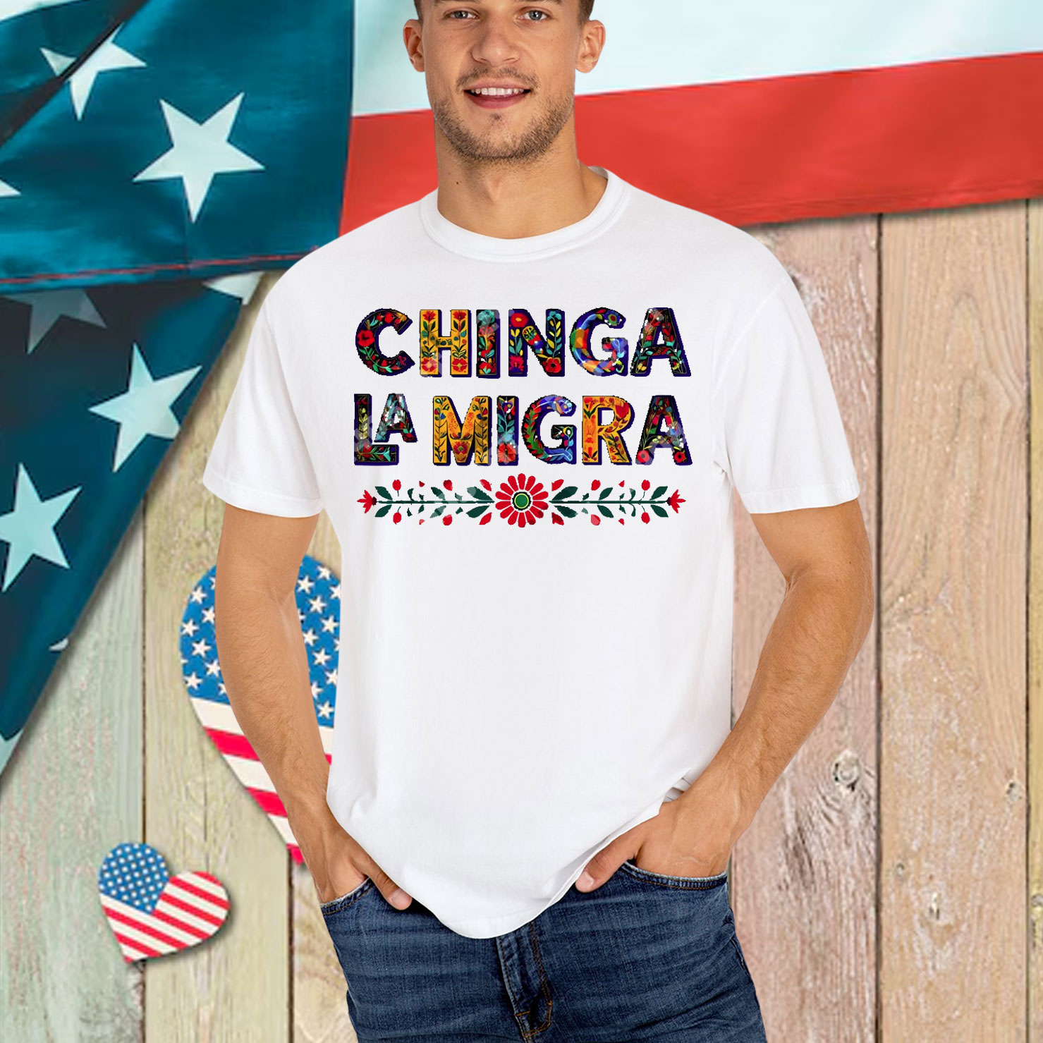 Anti Trump Chinga La Migra Shirt