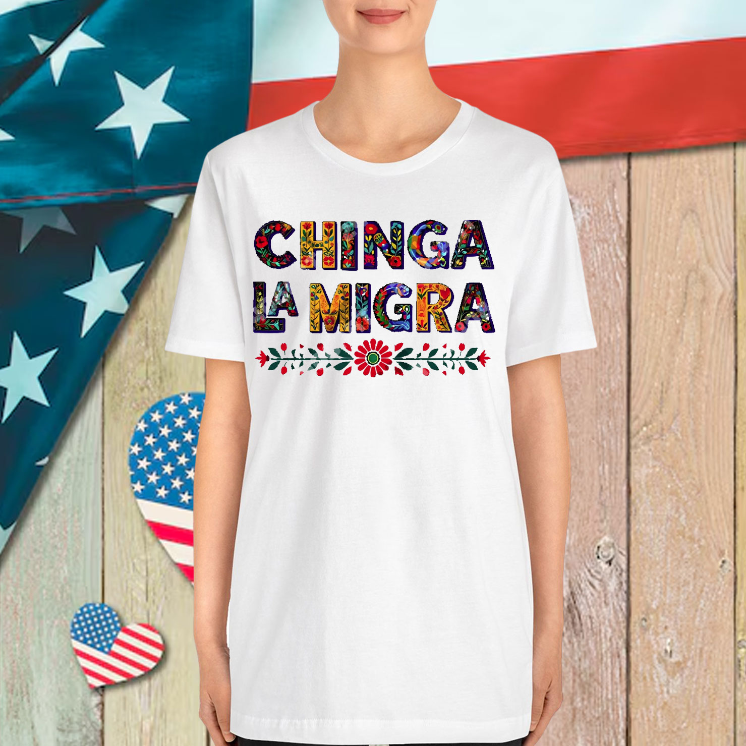 Anti Trump Chinga La Migra Shirt