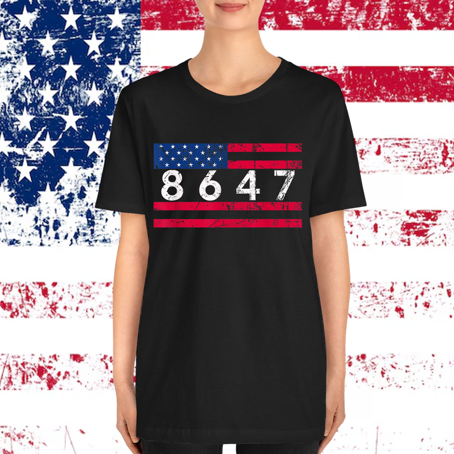 Anti Trump Impeach 47 8647 86 47 47th President US T-Shirt