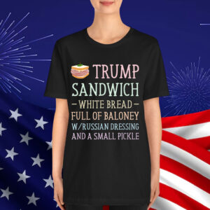 Anti Trump Sandwich Sign Funny T-Shirt