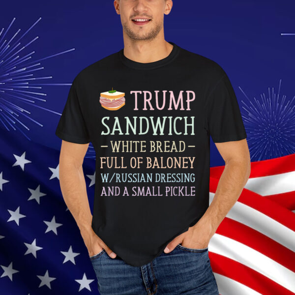 Anti Trump Sandwich Sign Funny T-Shirt