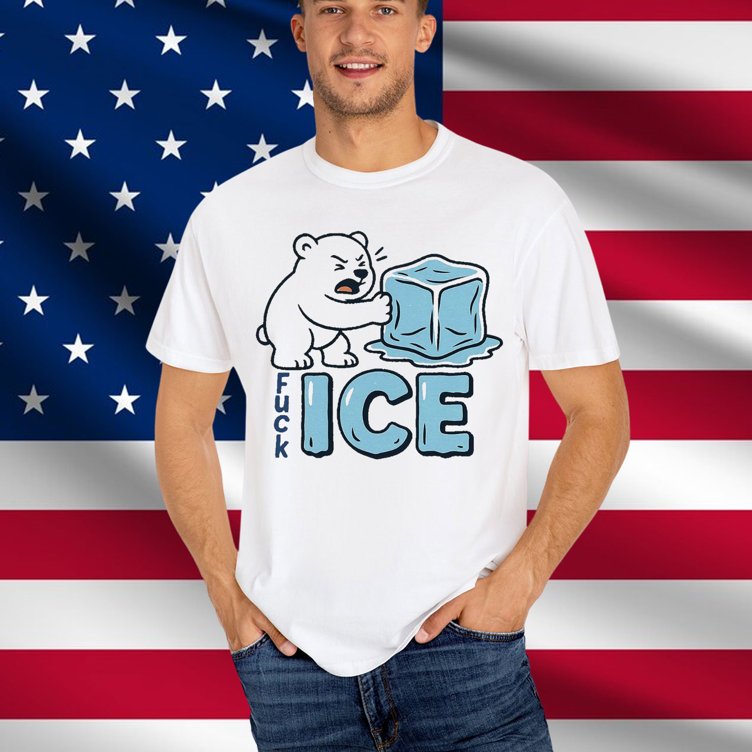 Bear Fuck ICE Anti Trump Shirt