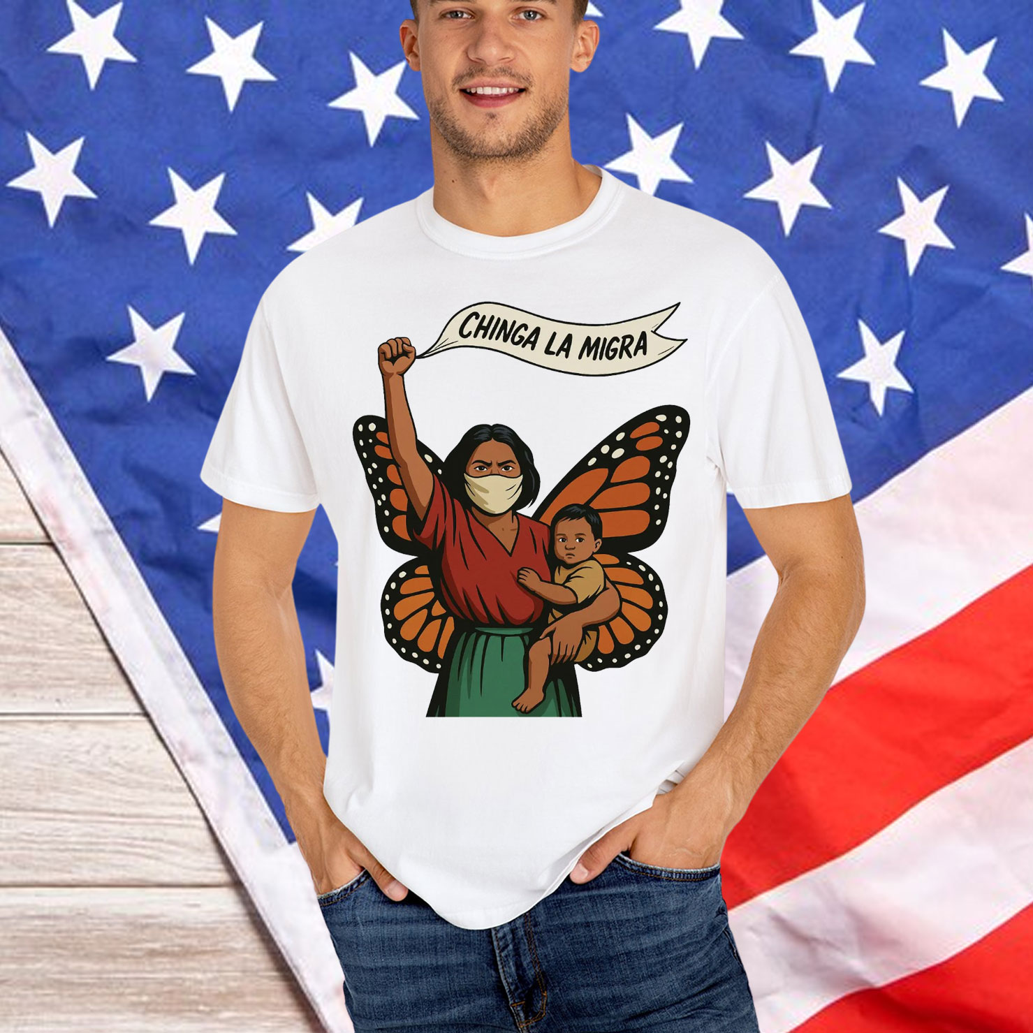 Chinga La Migra Fuck Ice Shirt