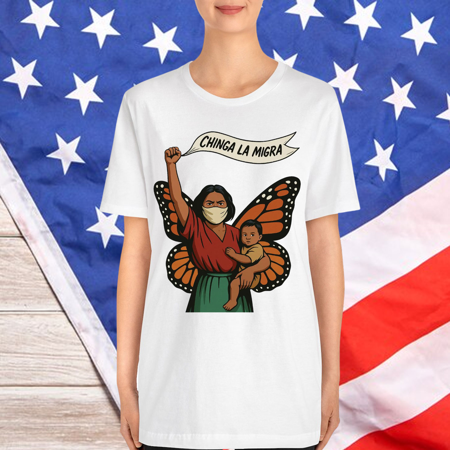 Chinga La Migra Fuck Ice Shirt