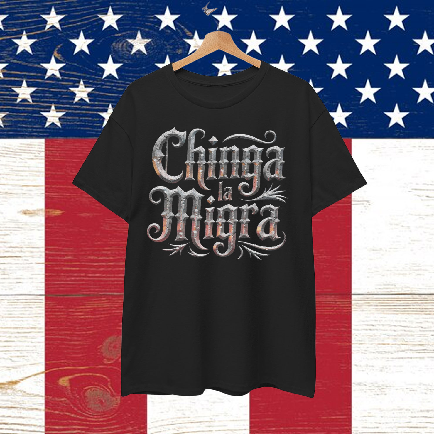 Chinga La Migra Gothic Shirt