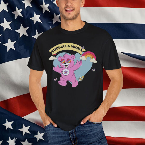 Chinga La Migra Groovy Retro Shirt