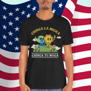 Chinga La Migra Groovy Retro Shirt