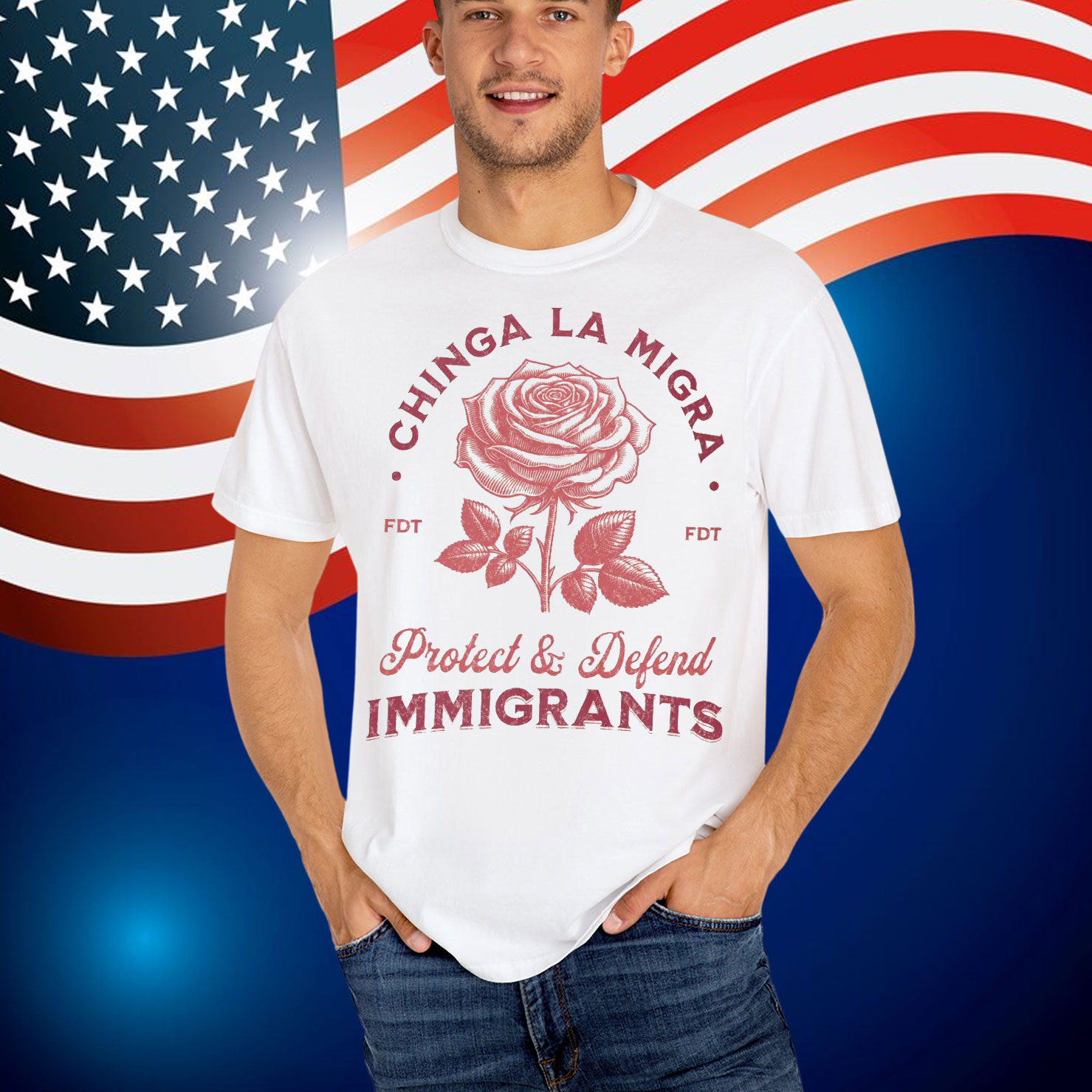 Chinga La Migra Protect Defend Immigrants Shirt