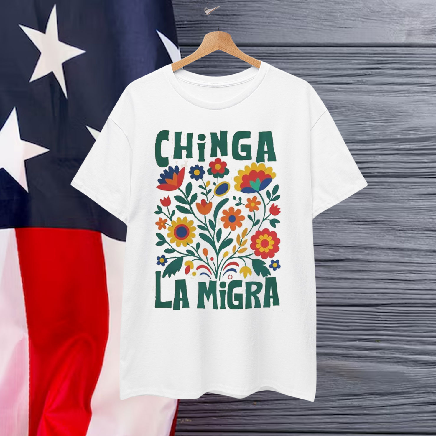 Chinga La Migra Abolish Ice Protest Shirt