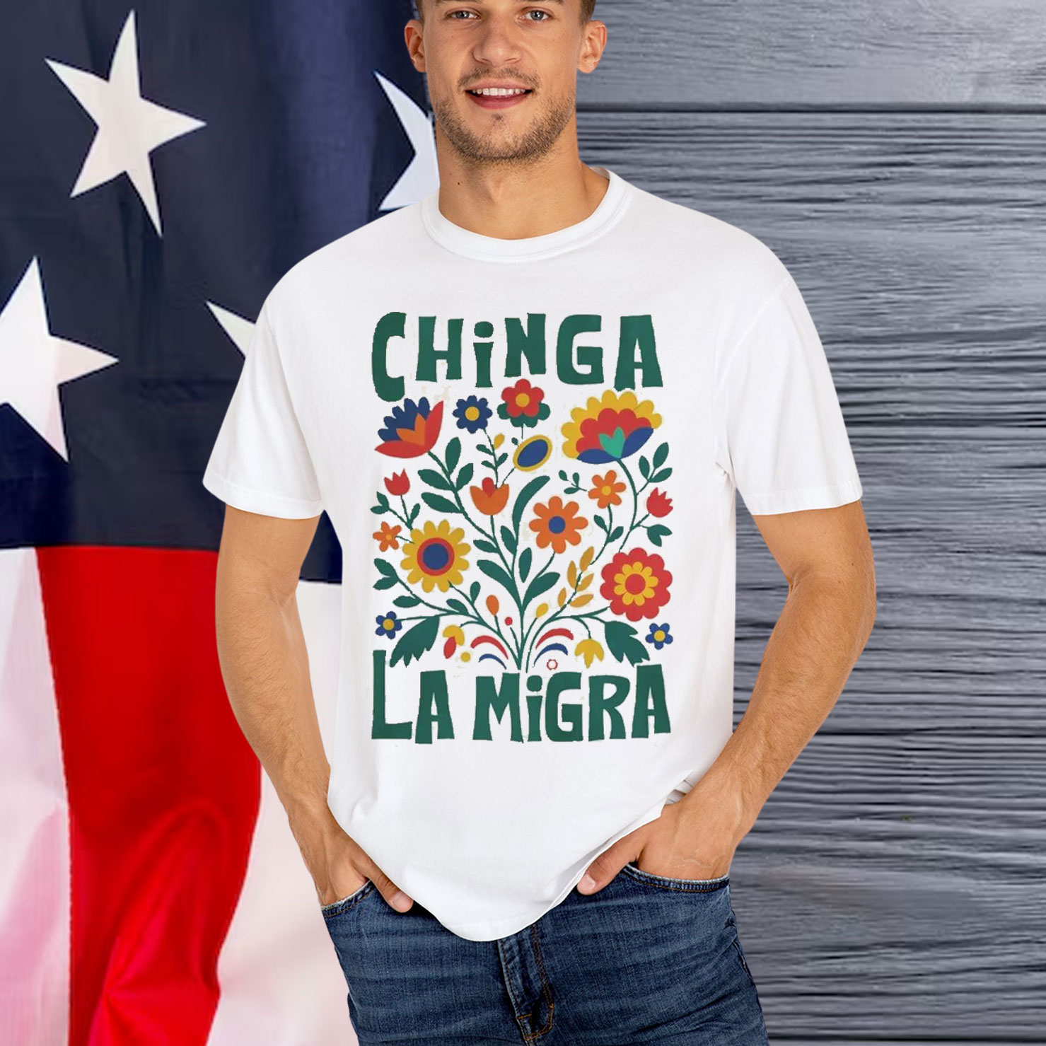 Chinga La Migra Abolish Ice Protest Shirt