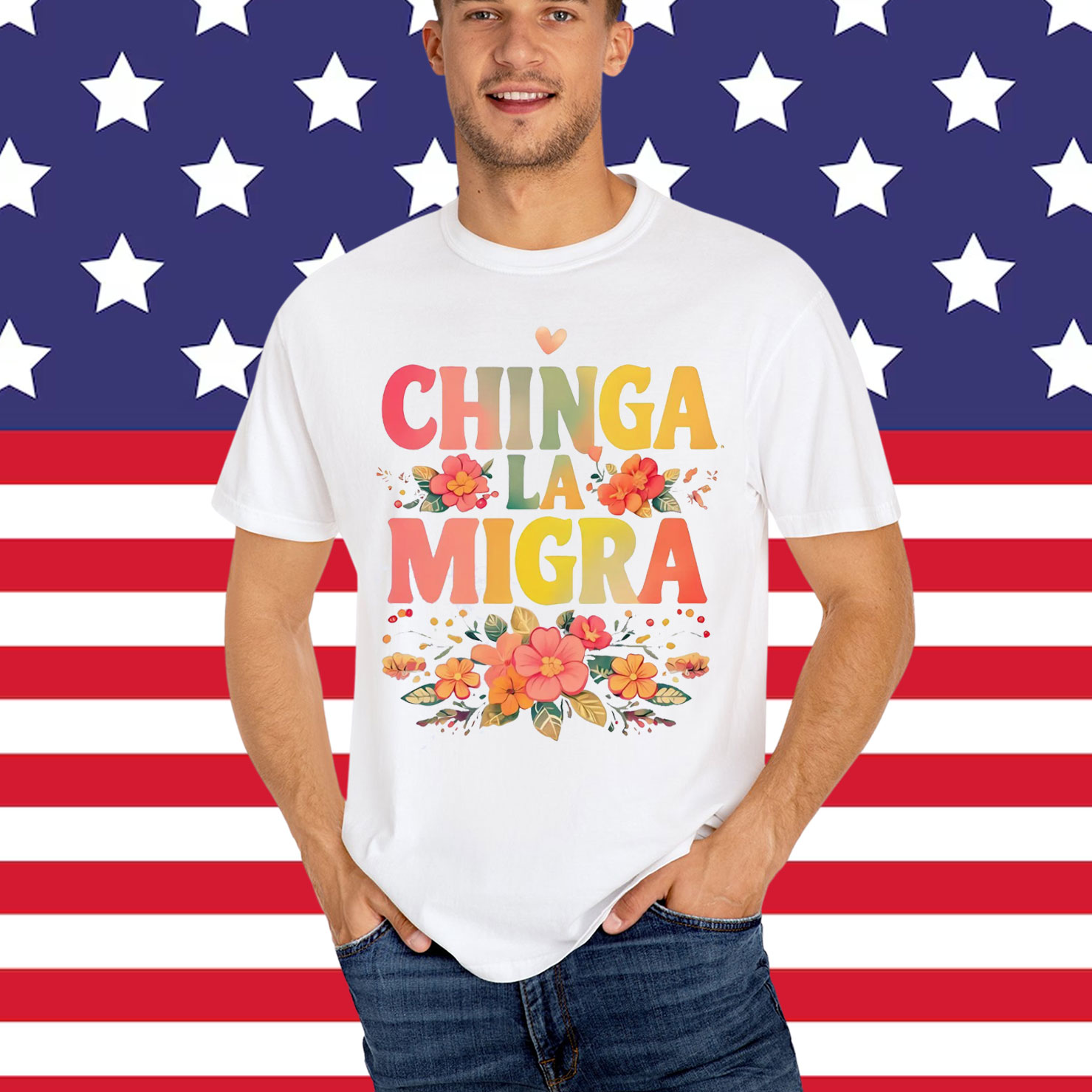 Chinga La Migra Bold Political Shirt
