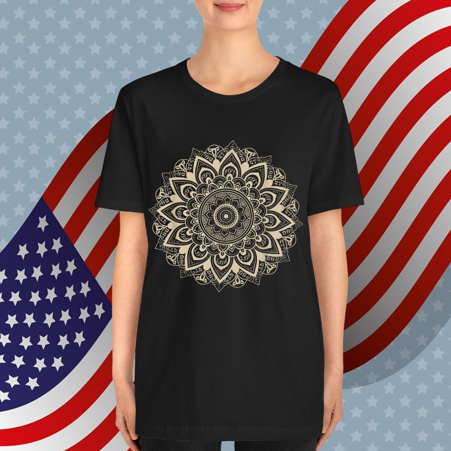 Classic Mandala Style 86 47 Subtle Anti Trump T-Shirt