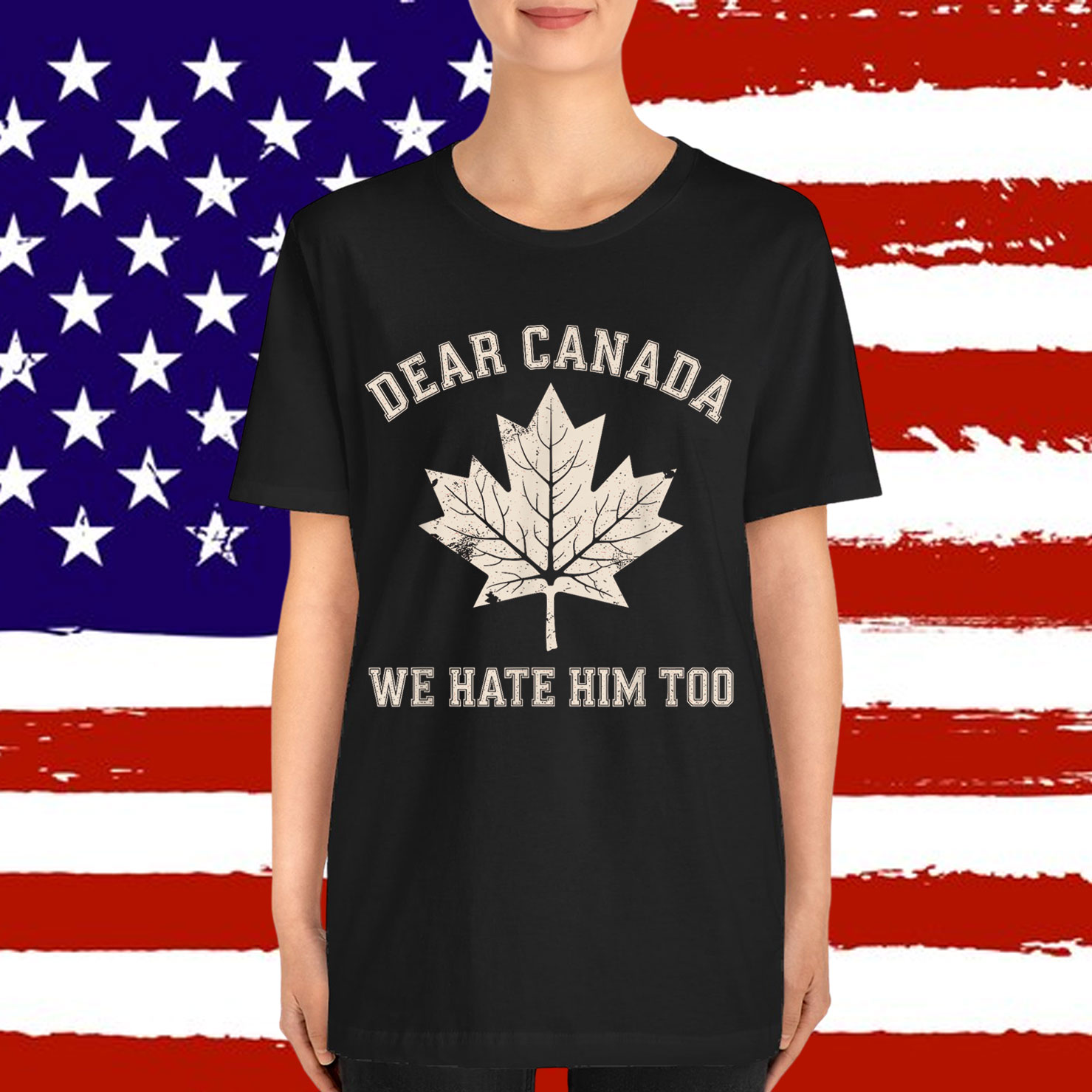Dear Canada We Hate Him Too Political T-Shirt