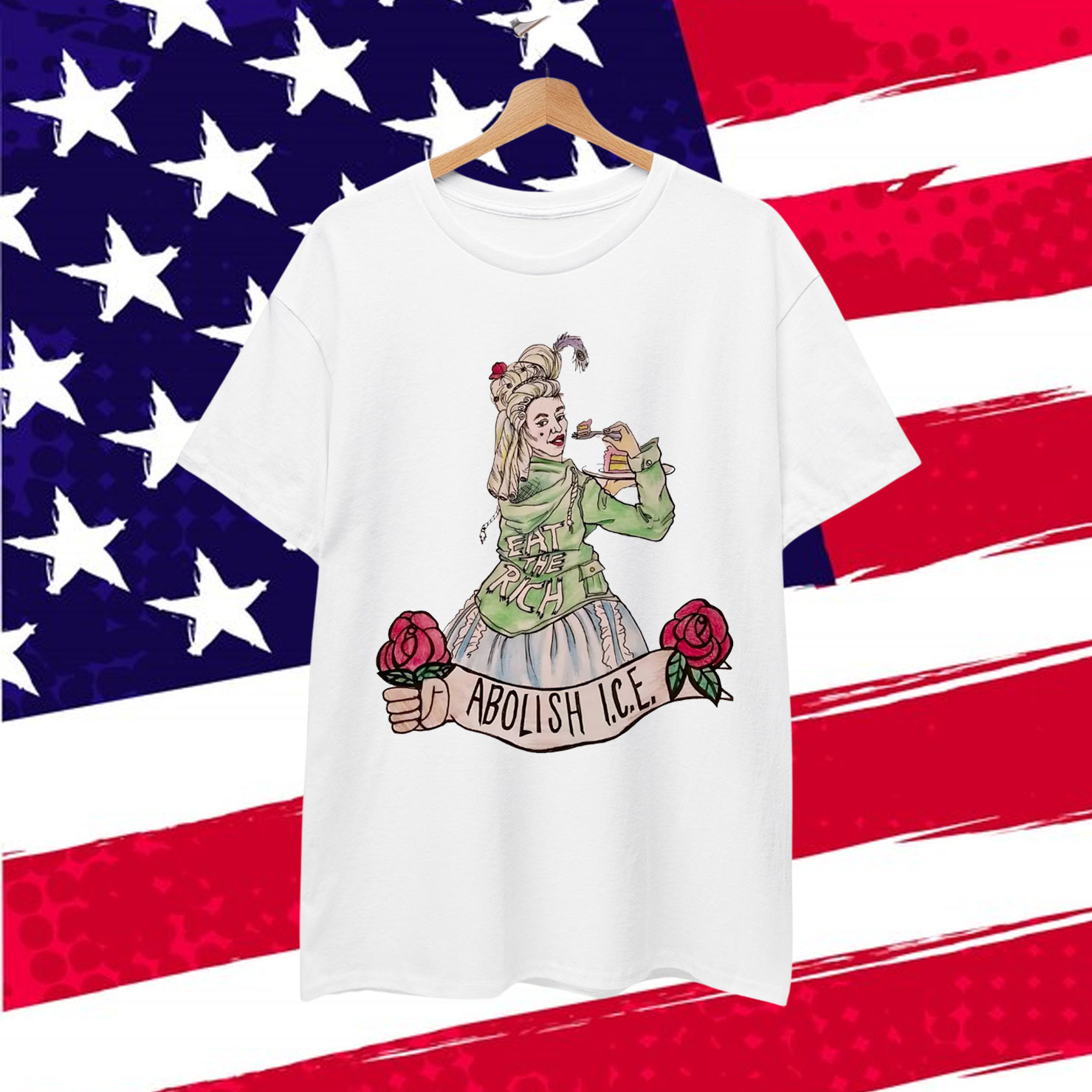 Eat the Rich Abolish Ice Shirt