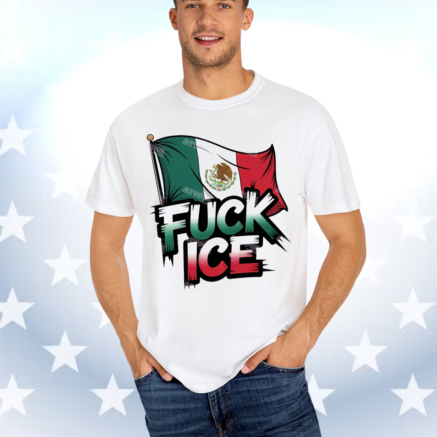Fuck ICE Clipart Sublimation Shirt