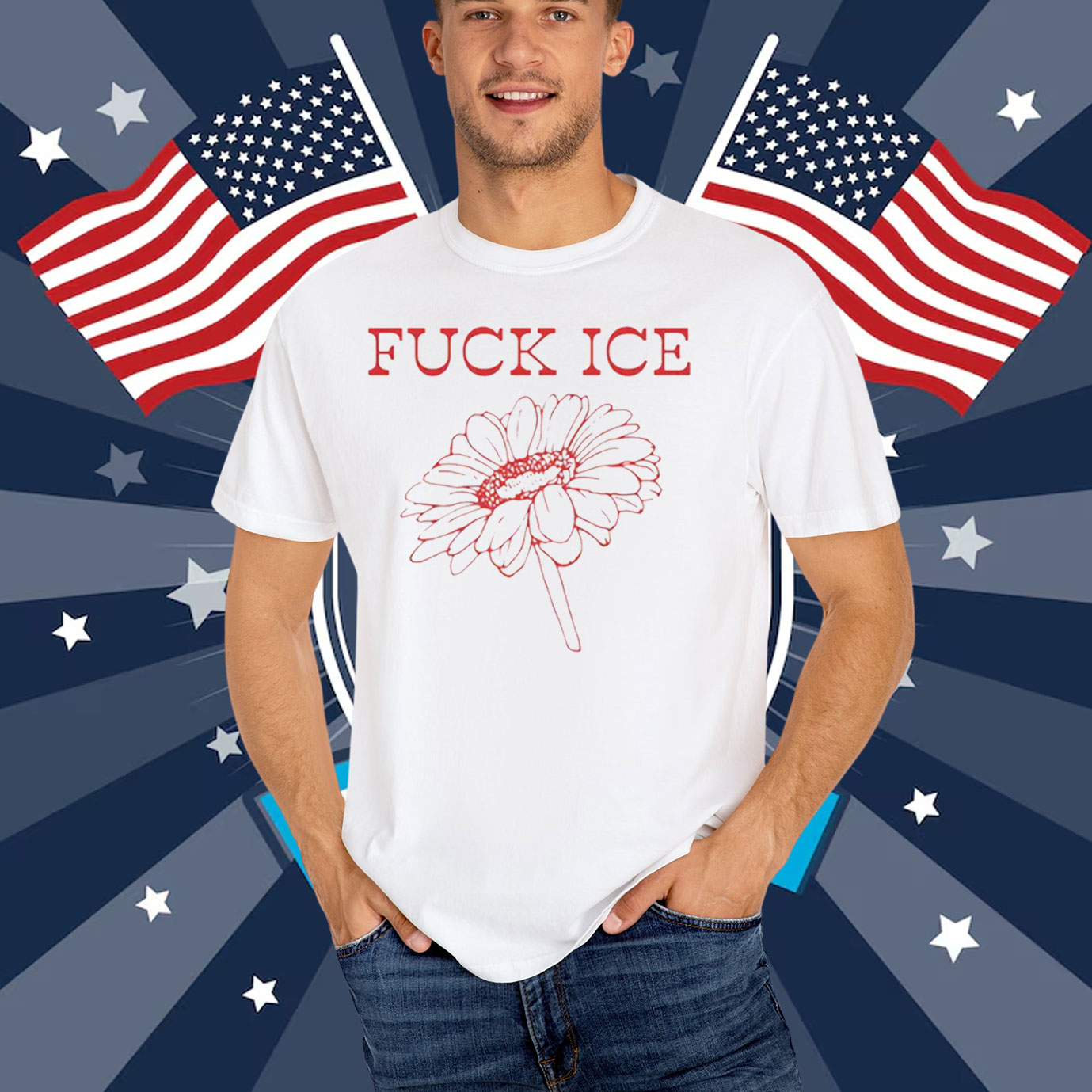 Floral Fuck ICE T-Shirt
