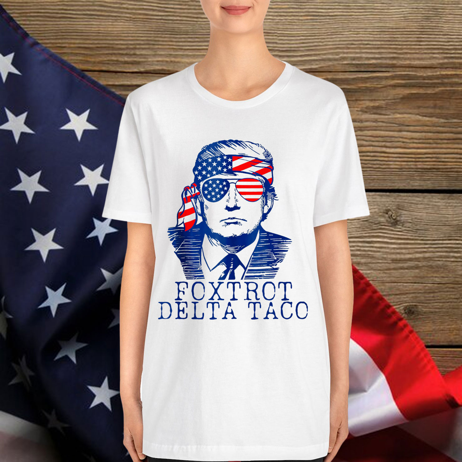 Foxtrot Delta Taco No King In America Since T-Shirt