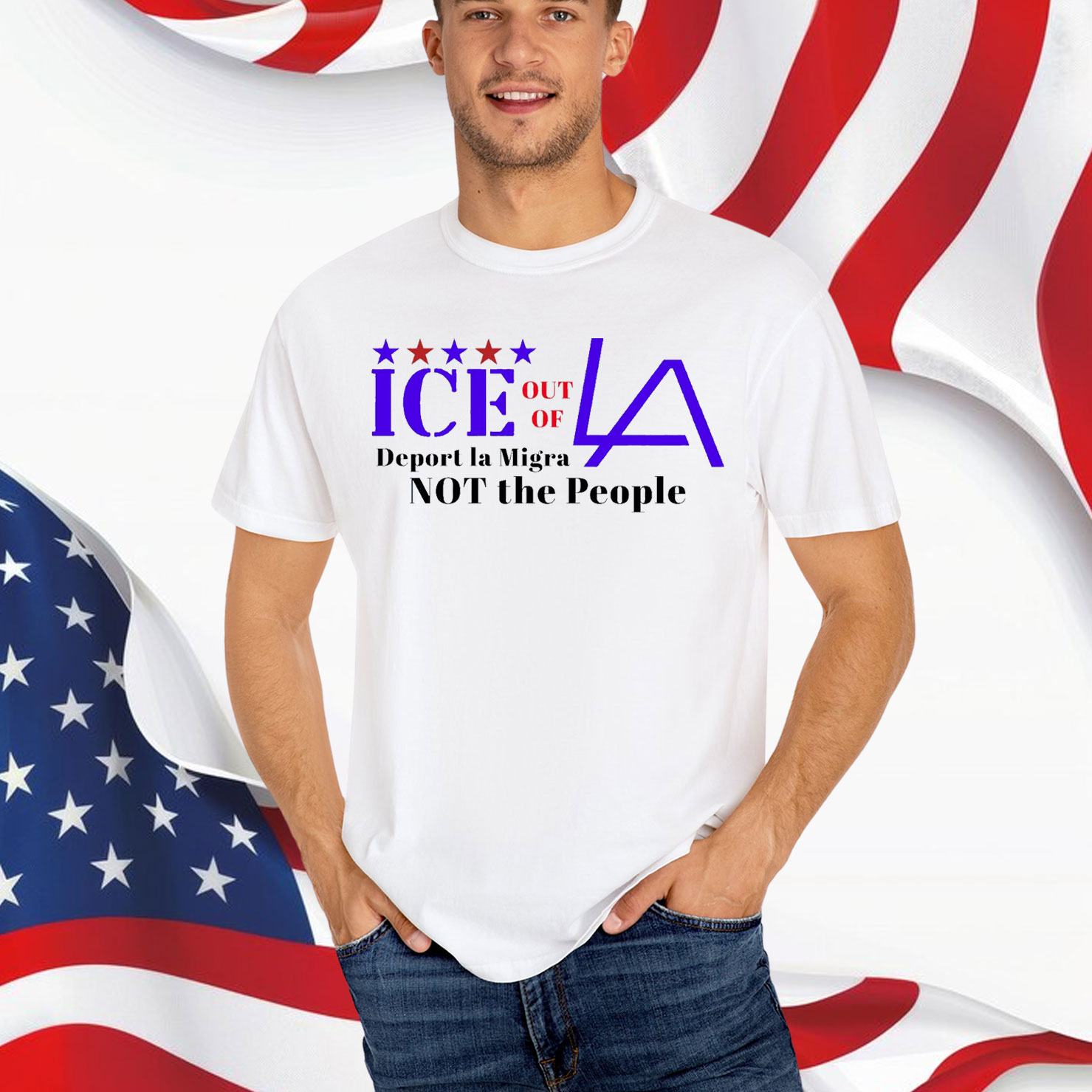 Fuck ICE Out Of LA Deport La Migra Not The People Shirt