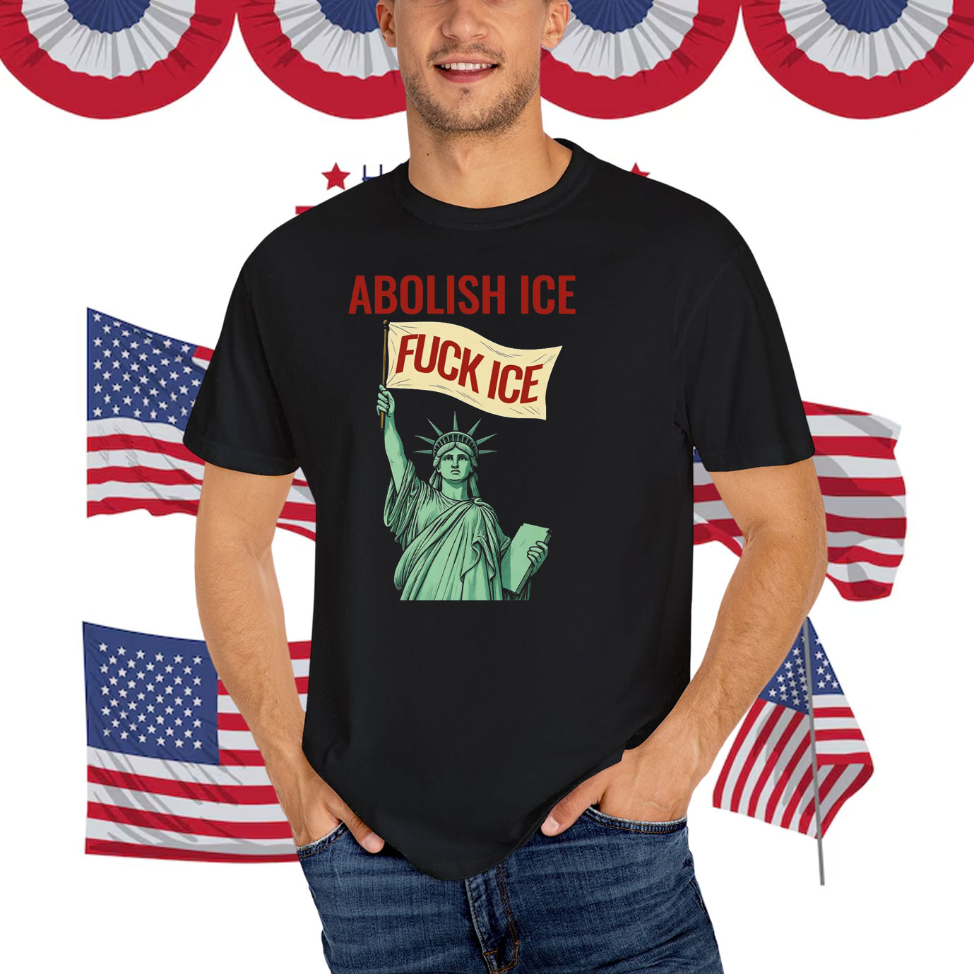 Fuck ICE T-Shirt Abolish ICE