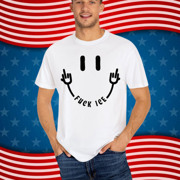Fuck ICE Smiley Face Shirt