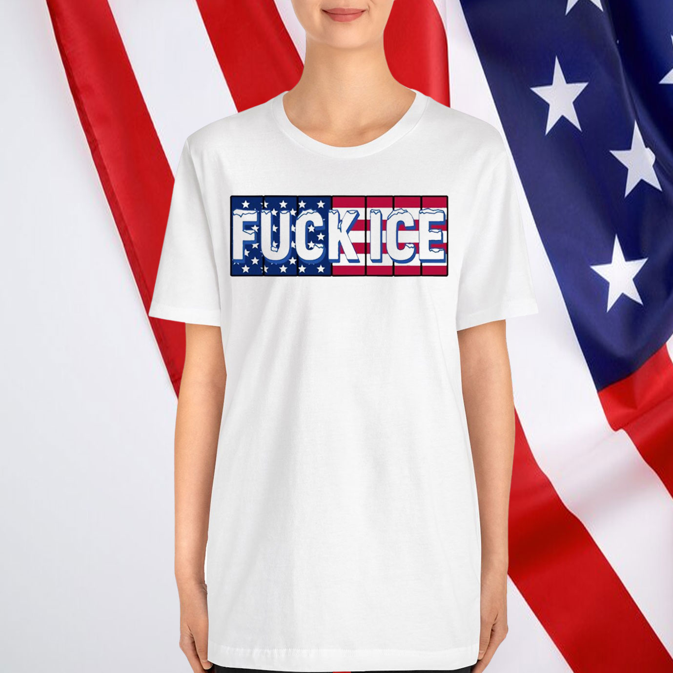 Fuck Ice America T-Shirt
