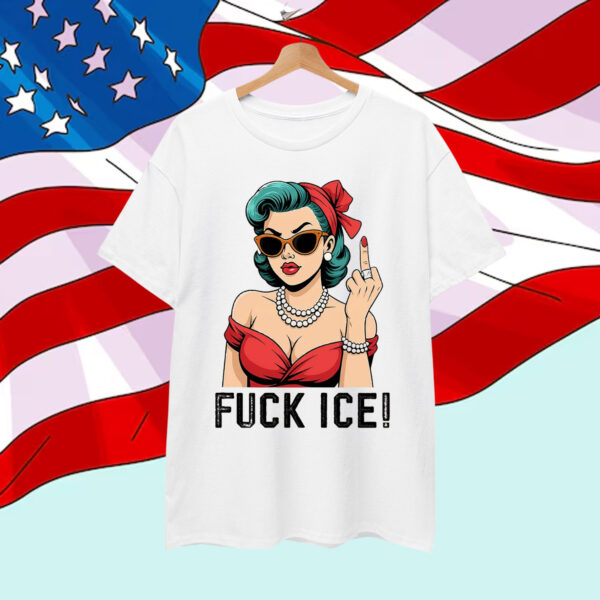 Fuck Ice Middle Fingers Anti Ice Shirt