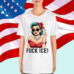 Fuck Ice Middle Fingers Anti Ice Shirt