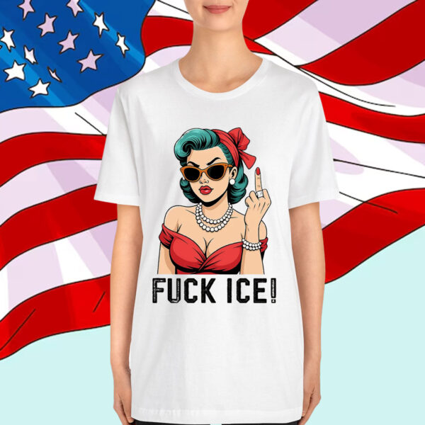 Fuck Ice Middle Fingers Anti Ice Shirt