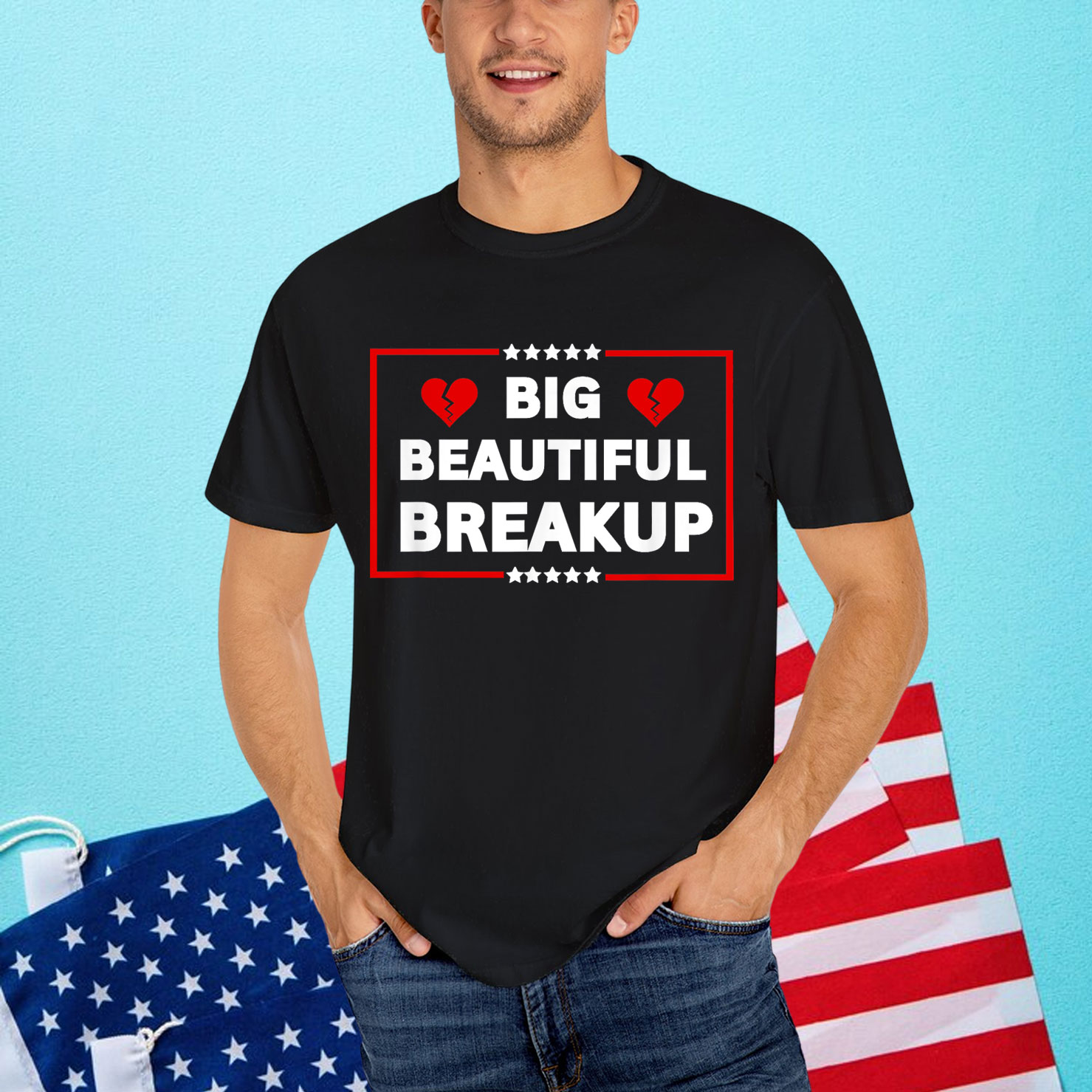 Funny Anti Trump BBB Big Beautiful Breakup Political Humor T-Shirt