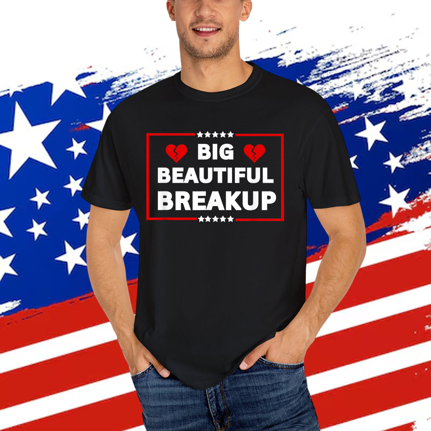 Funny Anti Trump BBB Big Beautiful Breakup Political T-Shirt