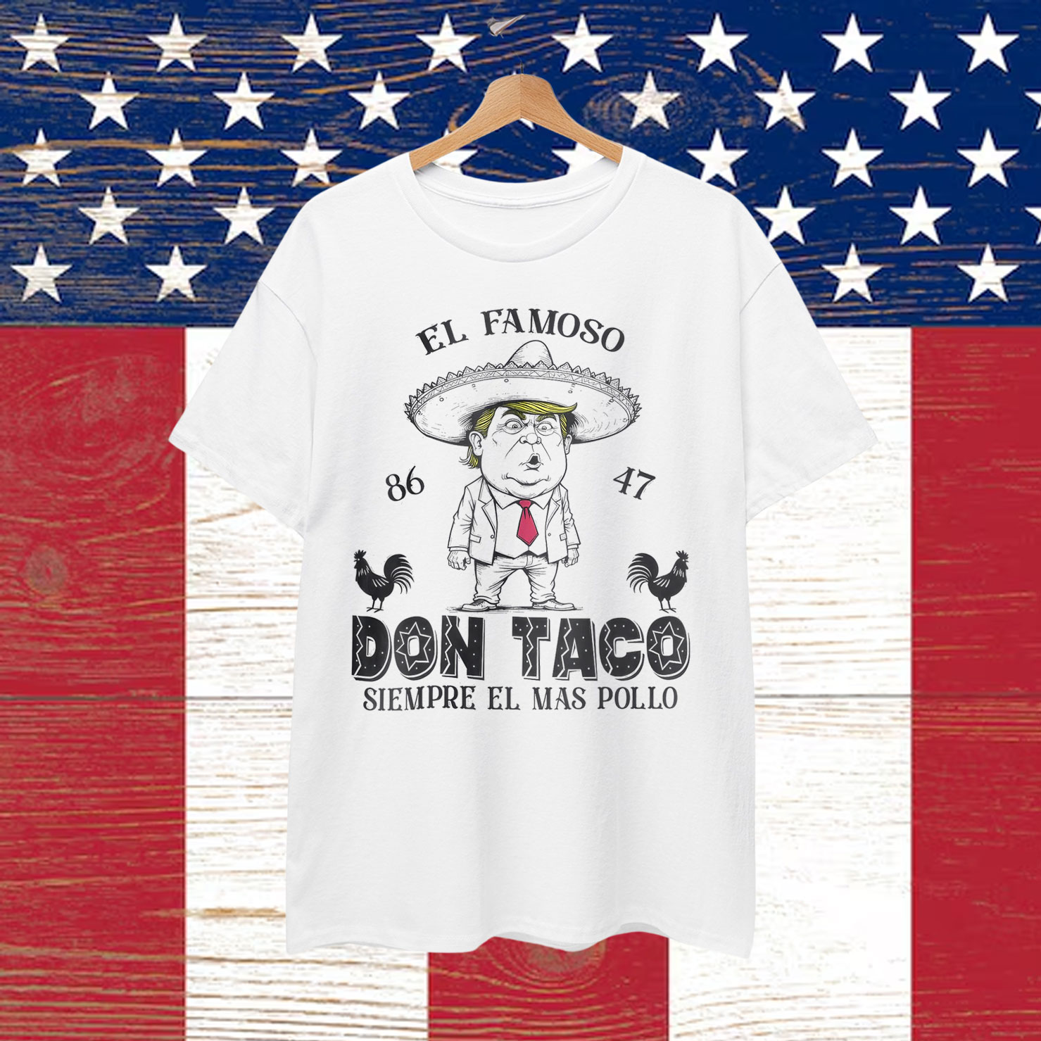 Funny Anti Trump Taco Don Taco Not So Subtle Political T-Shirt