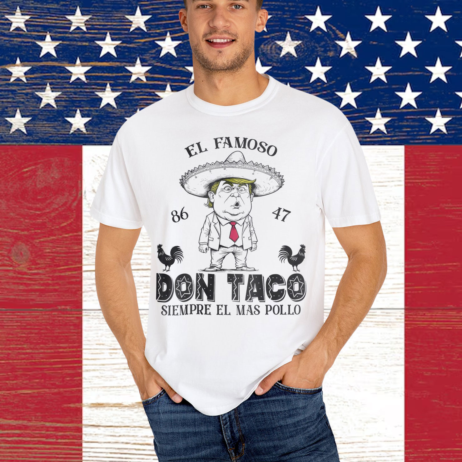 Funny Anti Trump Taco Don Taco Not So Subtle Political T-Shirt