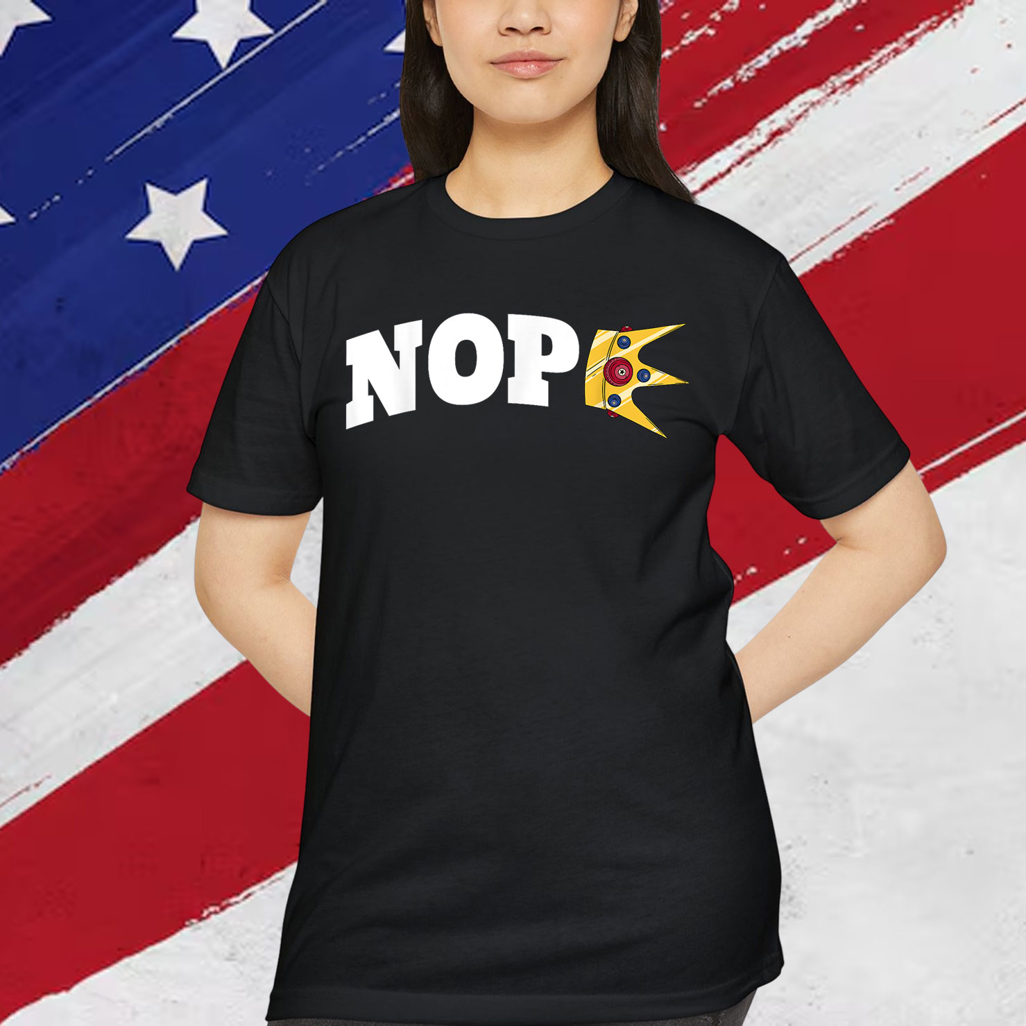 Funny Meme Crown 4th Of July No Kings Protest T-Shirt